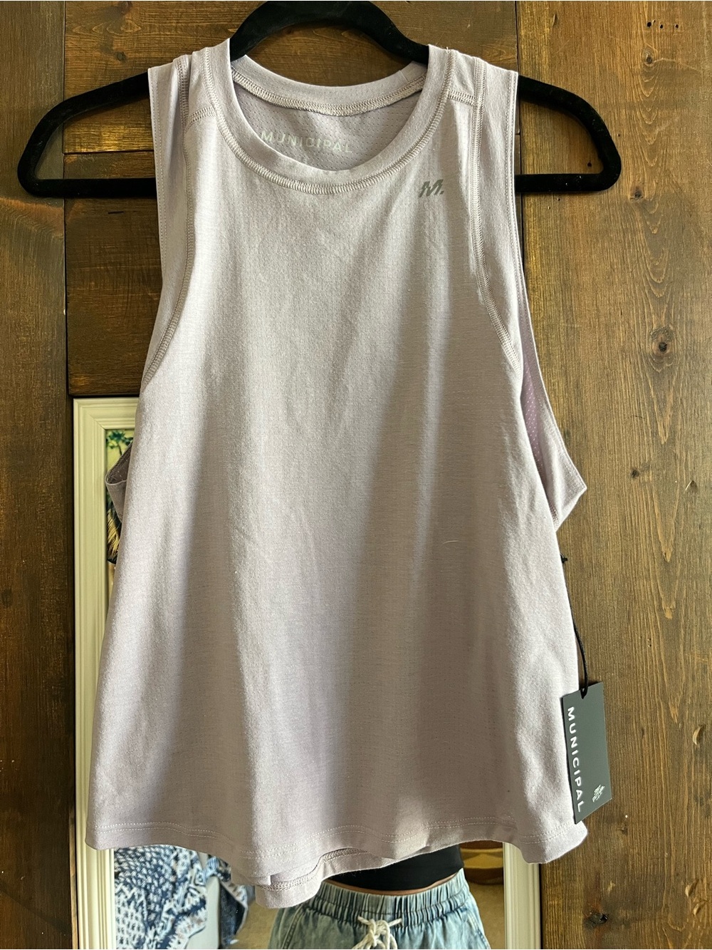 Women's Lavender Muscle Tank — Lightweight Active Tank